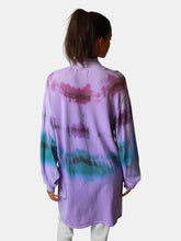 Load image into Gallery viewer, Knit Cardigan in Purple Haze Tie Dye
