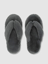 Load image into Gallery viewer, Cottontail Flip Flop Slippers | Grey