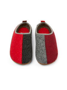 Unisex Multicolored Wool Twins Slippers