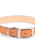 Load image into Gallery viewer, Ancol Leather Dog Collar (Tan) (16 Inch)