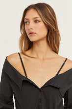 Load image into Gallery viewer, Olivia Off-the-Shoulder Poplin Blouse