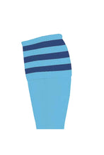 Load image into Gallery viewer, Precision Unisex Adult Football Socks (Sky Blue/Navy)