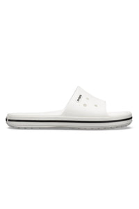 Womens/Ladies Crocband III Slide Slip On Sandals - White/Black