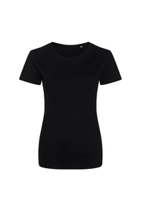 AWDis Womens/Ladies Girlie Slub T Shirt (Black)
