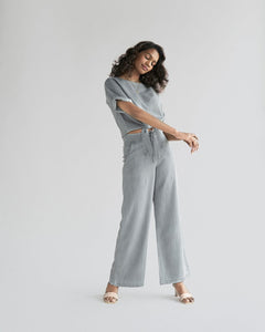 Twist And Sway Top - Stone Grey