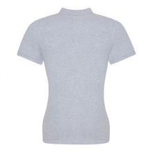 Load image into Gallery viewer, AWDis Just Polos Womens/Ladies The 100 Girlie Polo Shirt (Heather Gray)