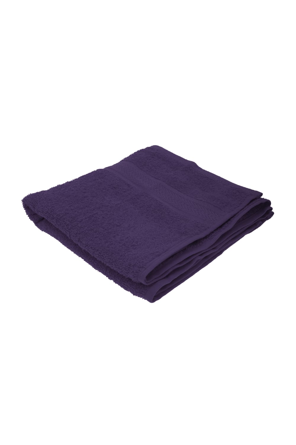 Jassz Plain Towel (Pack of 2) (Aubergine) (One Size)