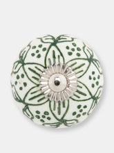 Load image into Gallery viewer, Chambal Gardens Painted Lily Ceramic Knob Set