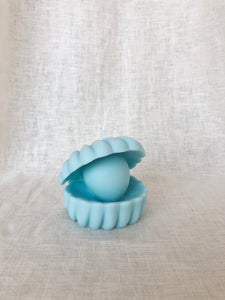 Oyster Candle - Blue