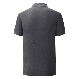 Fruit Of The Loom Mens Iconic Pique Polo Shirt (Dark Heather)