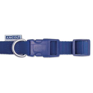 Ancol Pet Products Heritage Adjustable Quick Release Collar (Blue) (7.8-11.8in (Size 1-2))