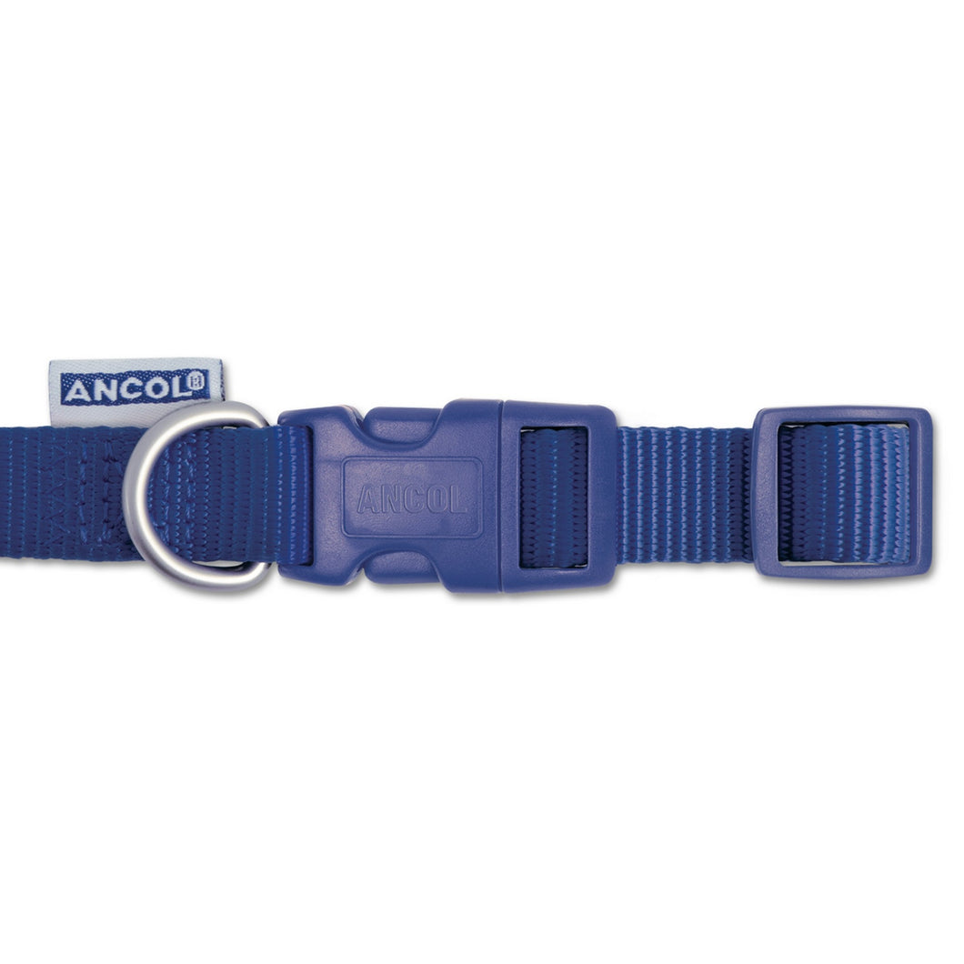 Ancol Pet Products Heritage Adjustable Quick Release Collar (Blue) (7.8-11.8in (Size 1-2))