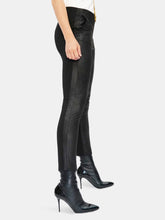 Load image into Gallery viewer, Matte Leather Front Ankle Pant - The Thompson