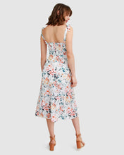 Load image into Gallery viewer, Summer Storm Midi Dress - White