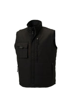Load image into Gallery viewer, Russell Mens Workwear Gilet Jacket (Black)