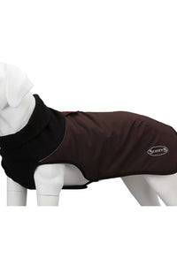 Scruffs Thermal Quilted Dog Coat (Chocolate) (25.5in) (25.5in)
