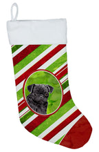 Load image into Gallery viewer, Pug Candy Cane Holiday Christmas Christmas Stocking