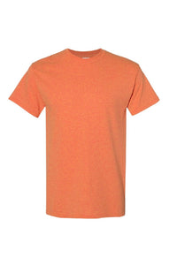 Gildan Mens Heavy Cotton Short Sleeve T-Shirt (Pack of 5) (Old Gold)