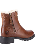 Load image into Gallery viewer, Womens/Ladies Gloucester Leather Ankle Boots - Brown