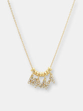 Load image into Gallery viewer, 14K Gold and Diamond &quot;Dancing&quot; MAMA Necklace