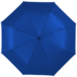 Bullet 21.5in Alex 3-Section Auto Open And Close Umbrella (Pack of 2) (Royal Blue) (One Size)