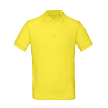 Load image into Gallery viewer, B&amp;C Mens Inspire Polo (Solar Yellow)