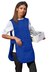 Premier Ladies/Womens Long Length Pocket Cobbler Apron/Workwear (Royal) (S)