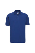 Load image into Gallery viewer, Russell Mens 100% Cotton Short Sleeve Polo Shirt (Bright Royal)