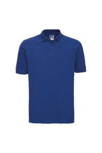 Russell Mens 100% Cotton Short Sleeve Polo Shirt (Bright Royal)