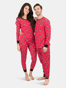Mens Two Piece Animal Pajamas
