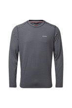 Load image into Gallery viewer, Mens Talen Nosilife Long-Sleeved T-Shirt - Navy Stripe