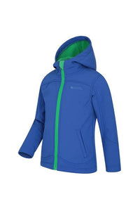 Childrens/Kids Exodus Water Resistant Soft Shell Jacket - Bright Blue