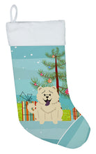 Load image into Gallery viewer, Merry Christmas Tree Chow Chow White Christmas Stocking