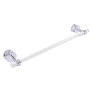 Allied Brass Clearview Collection 24 Inch Shower Door Towel Bar with Dotted Accents