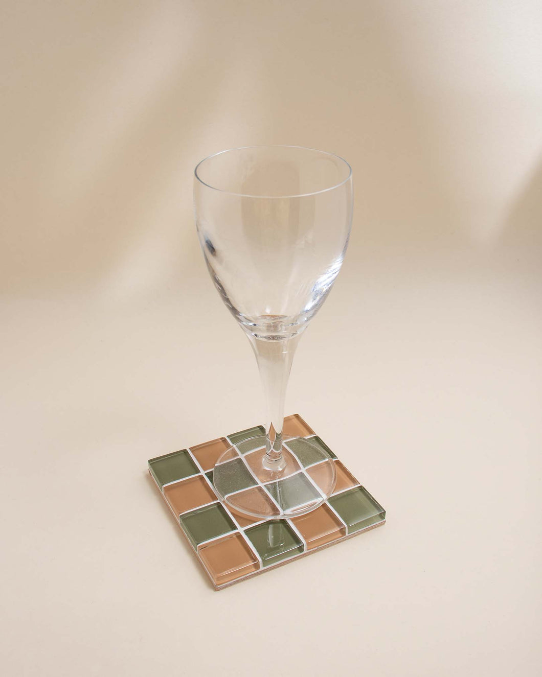 Glass Tile Coaster - I Olive You