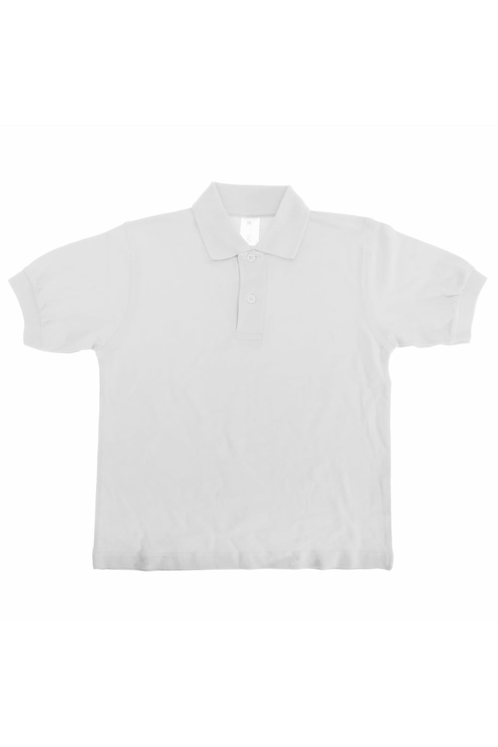 B&C Big Girls Kids/Childrens Safran Polo Shirt (White)