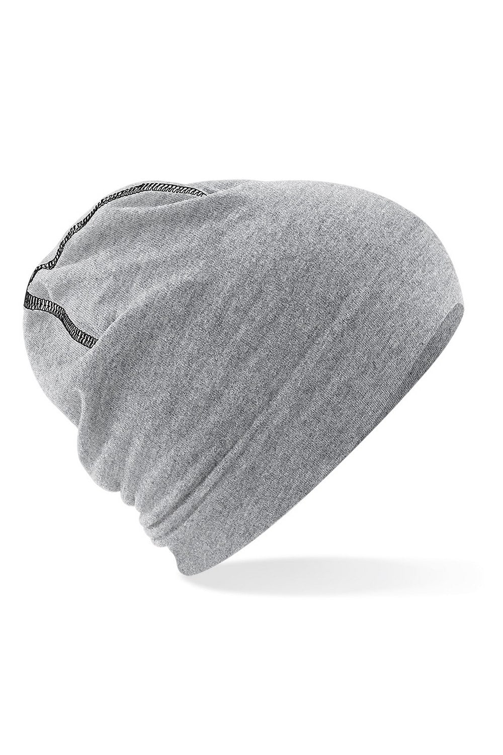 Mens Hemsedal Cotton Beanie - Heather Gray/Black