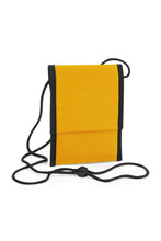 Load image into Gallery viewer, Recycled Neck Pouch - Mustard Yellow