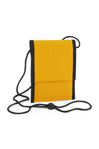 Recycled Neck Pouch - Mustard Yellow
