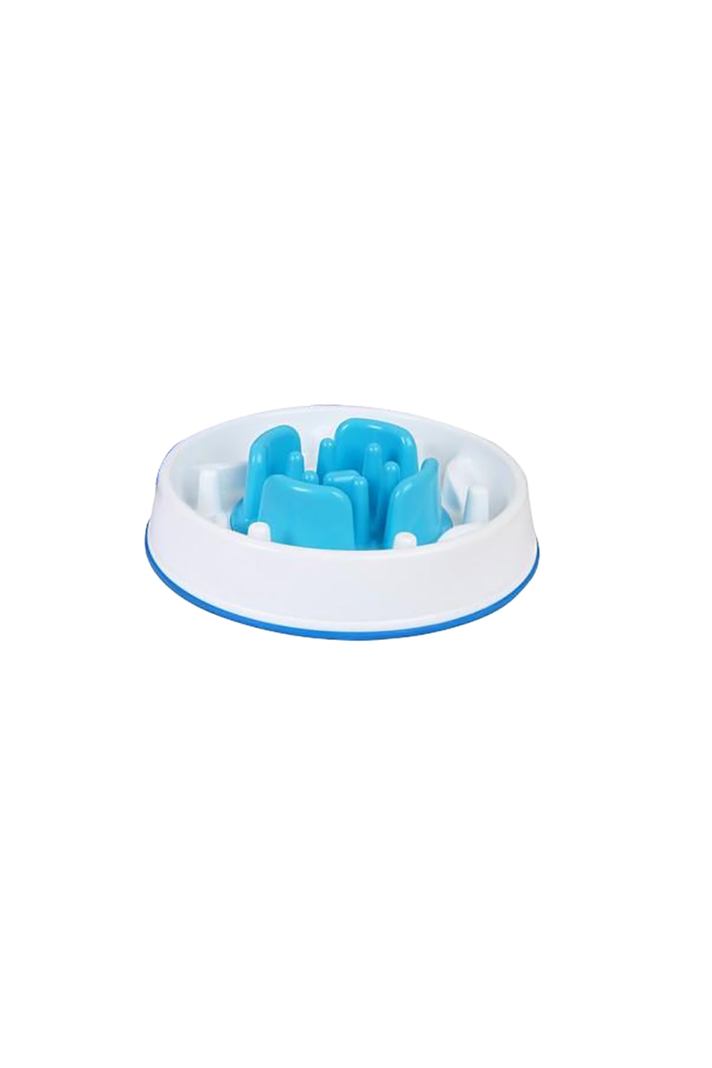 Animal Instincts Food Maze Bowl (White/Blue) (One Size)