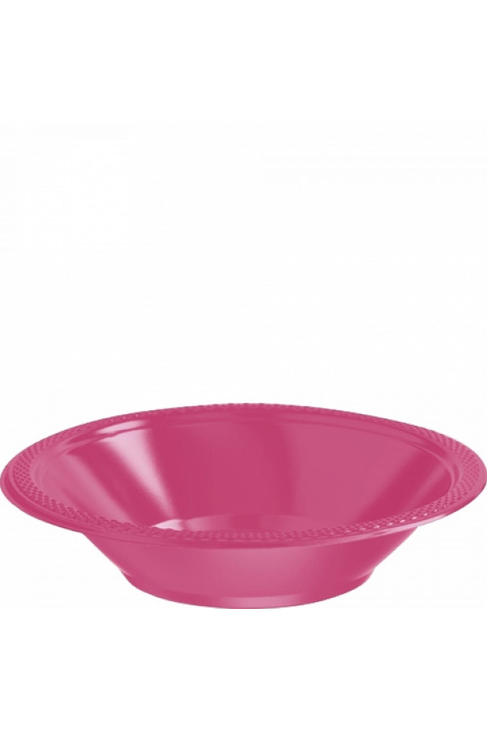 Amscan 12oz Solid Color Plastic Bowls (Pack Of 20) (Bright Pink) (12oz)