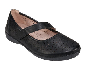 Laurel Black Mary Jane Flat