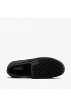 Load image into Gallery viewer, Mens Kevin Velour Twin Gusset Slippers - Black
