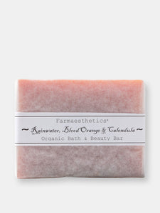 Rainwater Bath & Beauty Bar – Blood Orange & Calendula – 4 oz