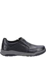 Load image into Gallery viewer, Mens Fletcher Leather Shoes - Black