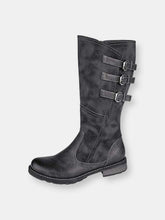 Load image into Gallery viewer, Womens/Ladies Romia Calf Boot - Black