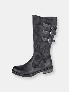 Womens/Ladies Romia Calf Boot - Black