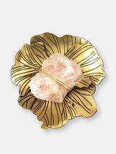 Load image into Gallery viewer, Floral Rose Quartz Dish