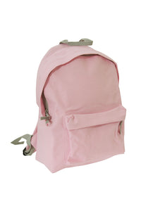 Bagbase Junior Fashion Backpack / Rucksack (14 Liters) (Pack of 2) (Classic Pink/Light Grey) (One Size)