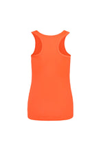 Load image into Gallery viewer, Just Cool Girlie Fit Sports Ladies Vest / Tank Top (Electric Orange)